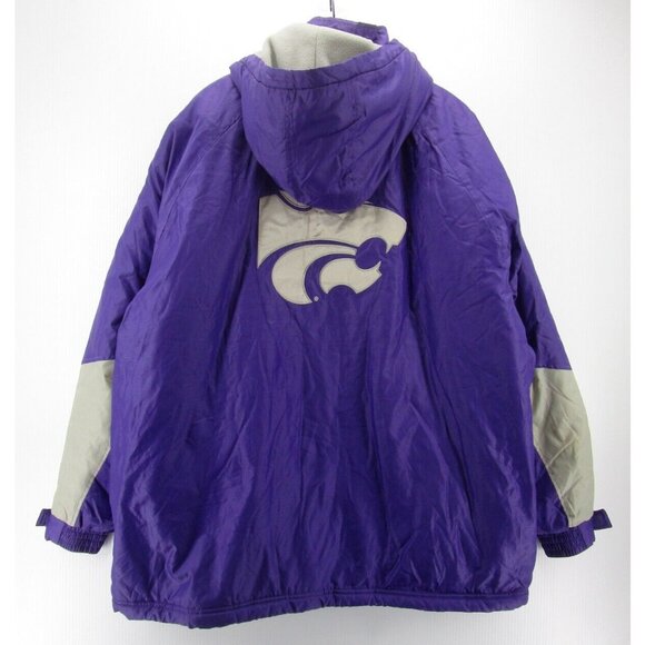 VINTAGE Kansas State Wildcats Jacket XXL GIII NCAA College 90s Logo - Picture 9 of 16